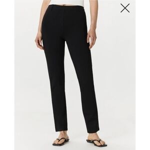 Quince Ultra-Stretch Ponte Straight Leg Pant Black Medium Tall